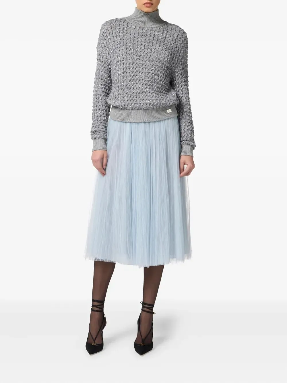 BELTED ROUND MIDI SKIRT sold by Lord & Taylor product image thumbnail 3