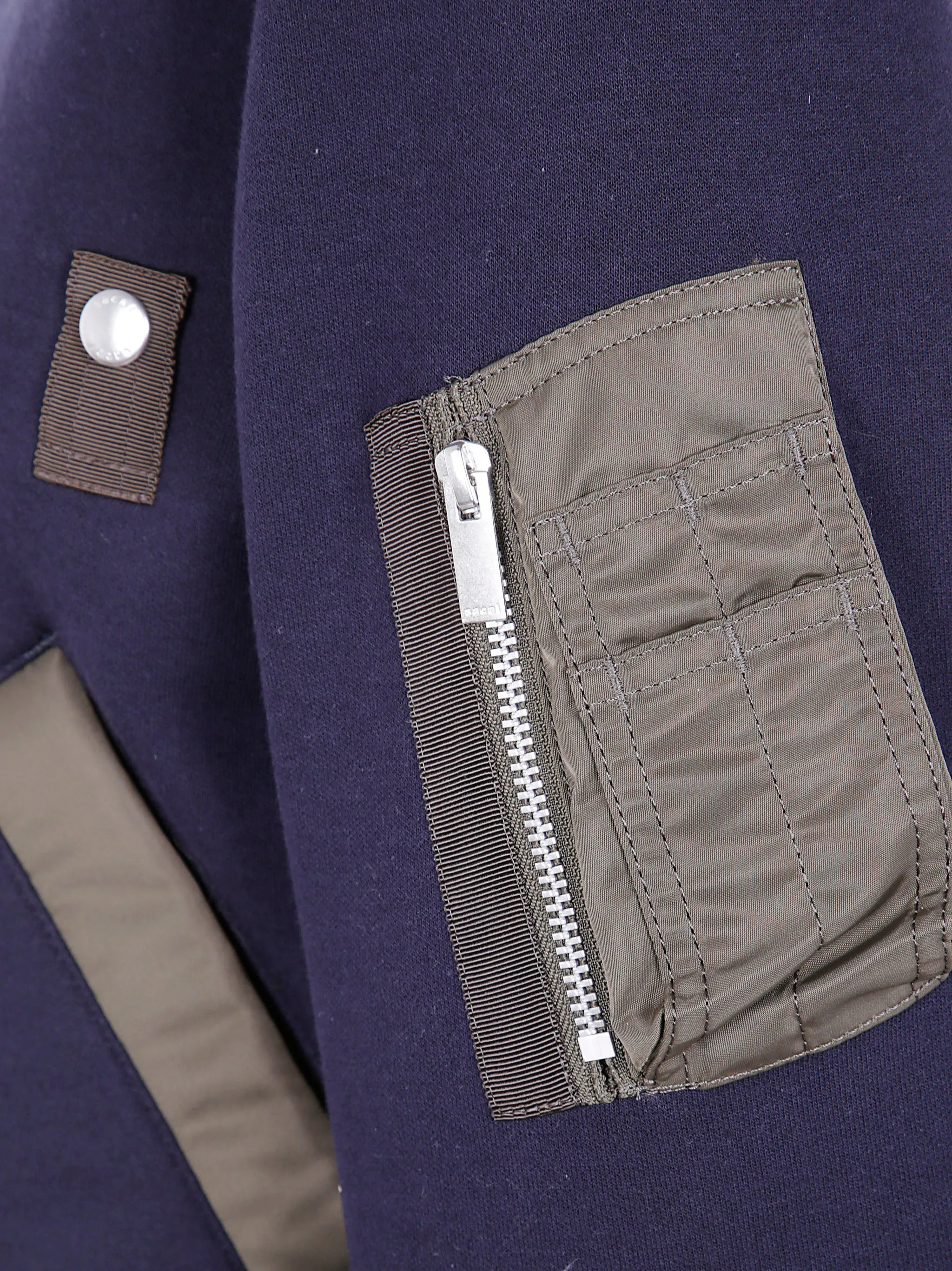 SPONGE SWEAT X NYLON TWILL HOODIE sold by Lord & Taylor product image thumbnail 3