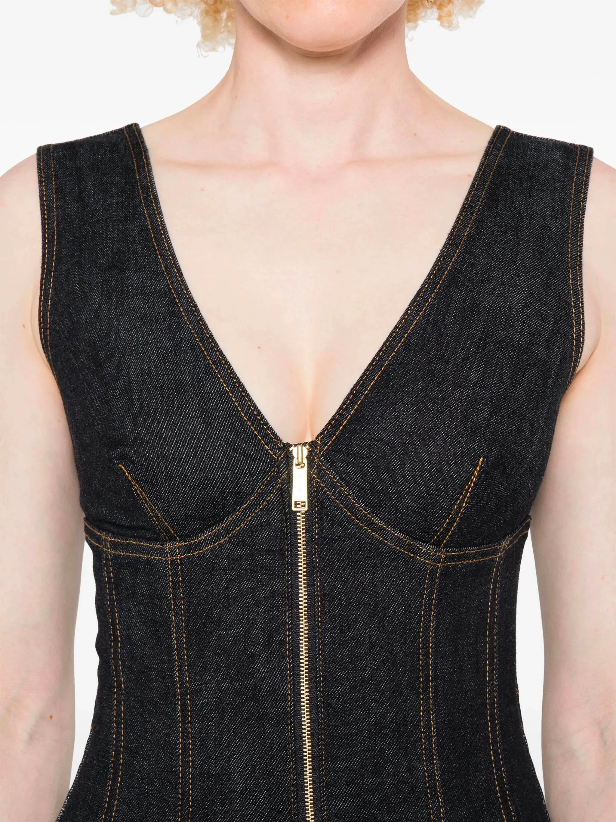 DENIM MIDI DRESS sold by Lord & Taylor product image thumbnail 5