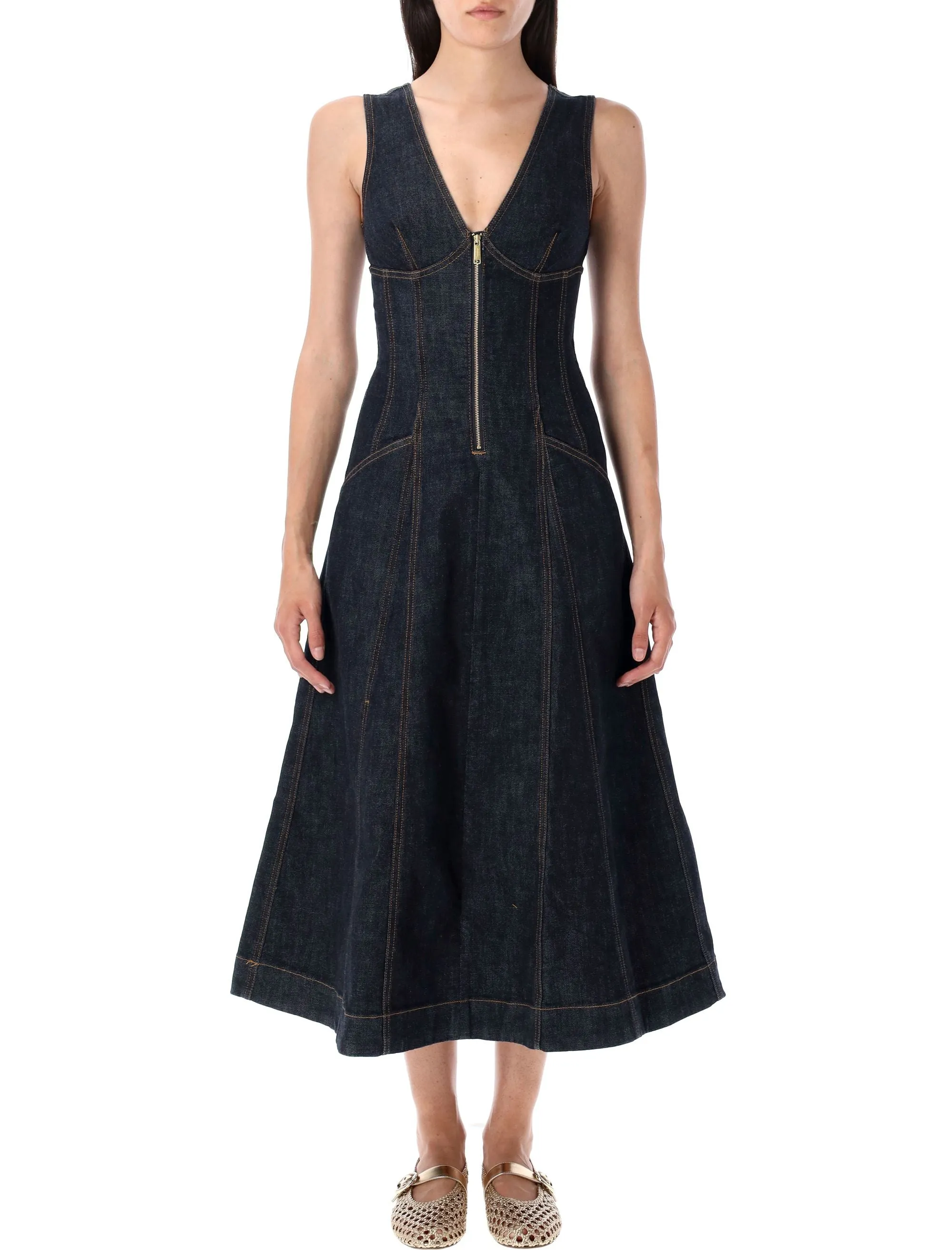 DENIM MIDI DRESS sold by Lord & Taylor