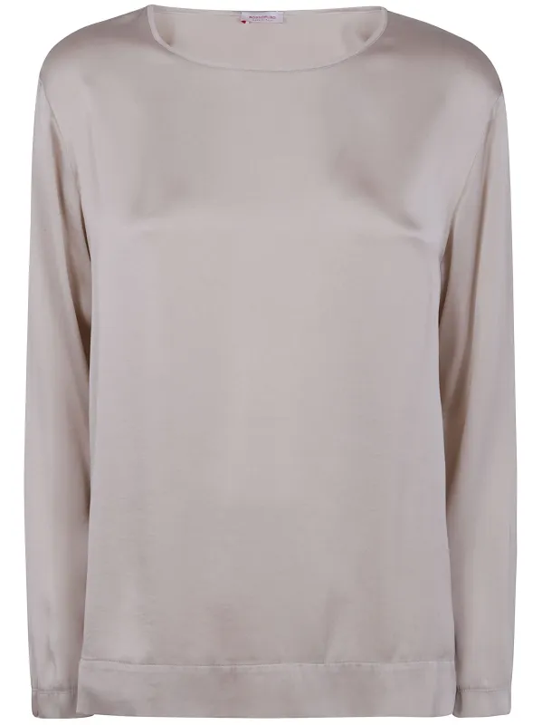 MIRROR SILK LONG SLEEVES OVERSIZED BLOUSA sold by Lord & Taylor