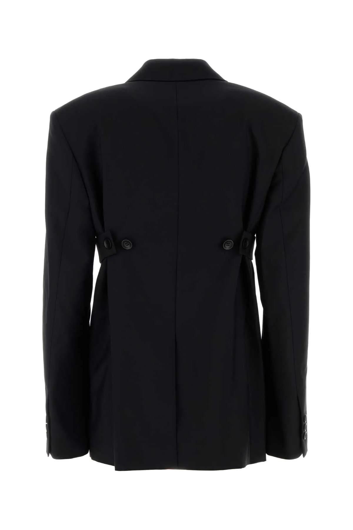 BLACK WOOL BLEND BLAZER sold by Lord & Taylor product image thumbnail 2