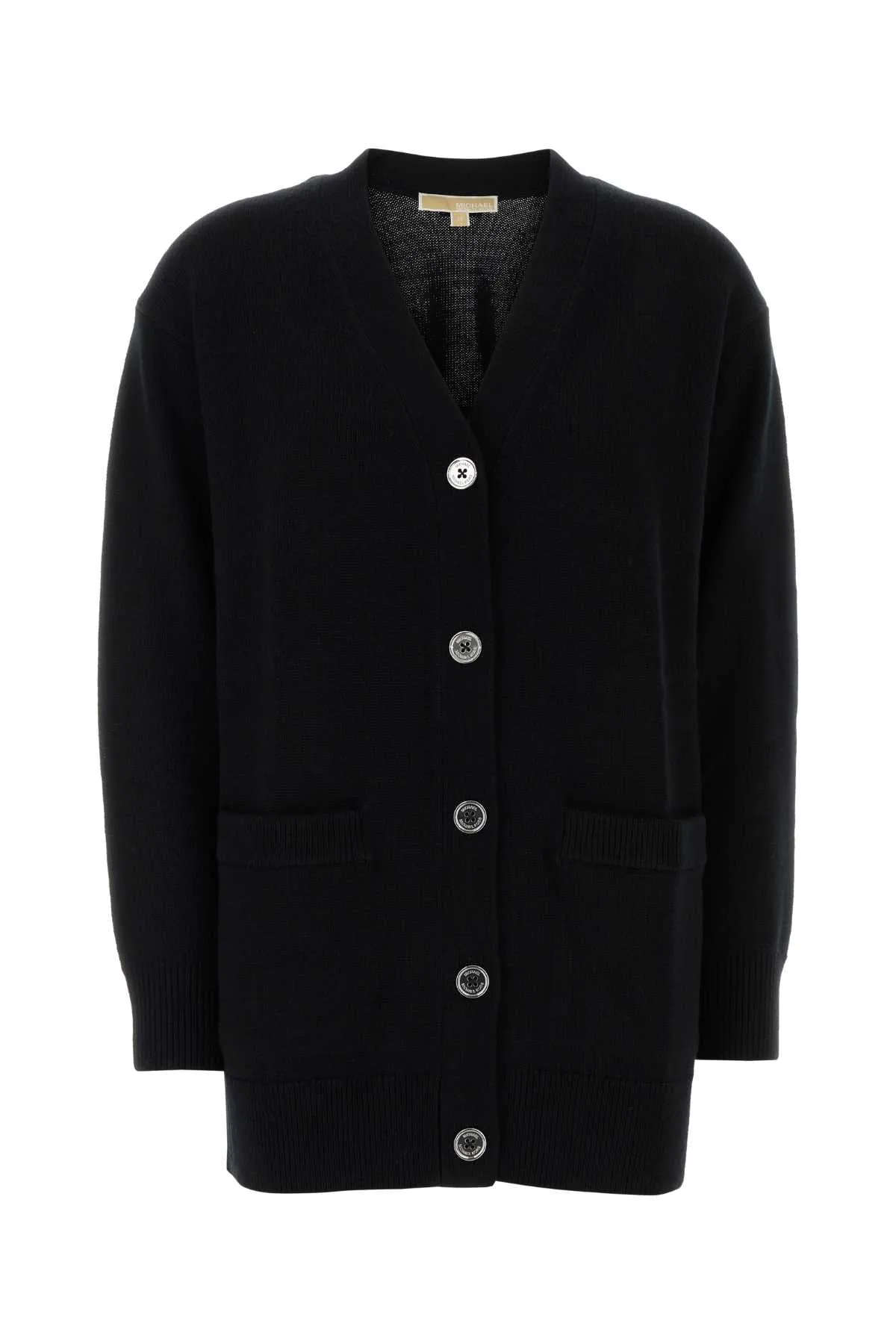BLACK WOOL OVERSIZE CARDIGAN sold by Lord & Taylor