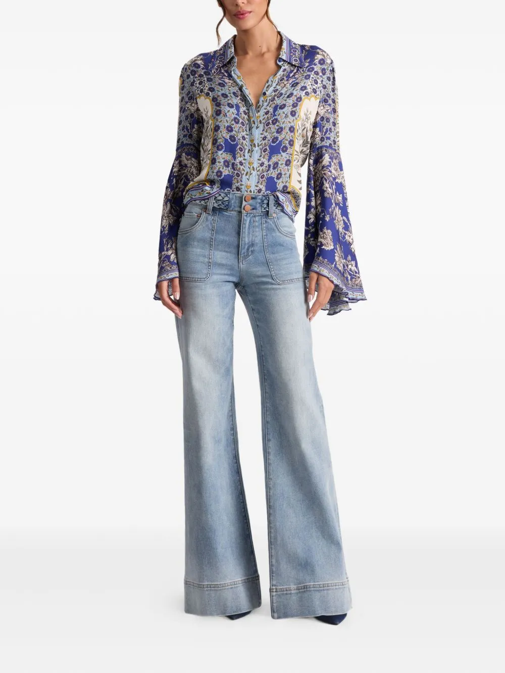 WILLA PRINTED BLOUSE sold by Lord & Taylor product image thumbnail 5