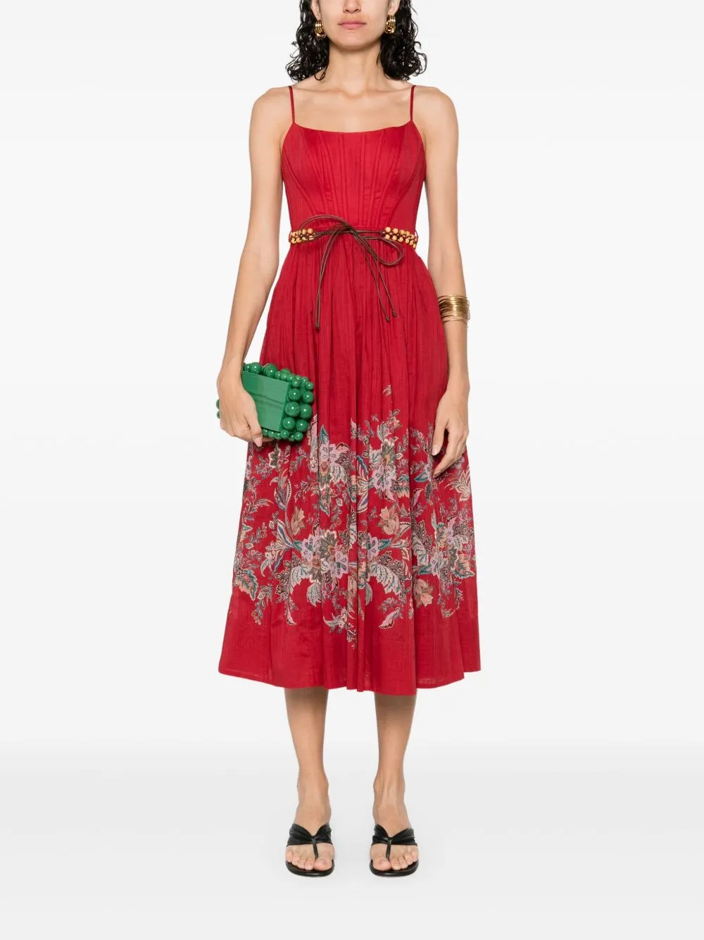 RHIANNON CORSET MIDI DRESS sold by Lord & Taylor product image thumbnail 5