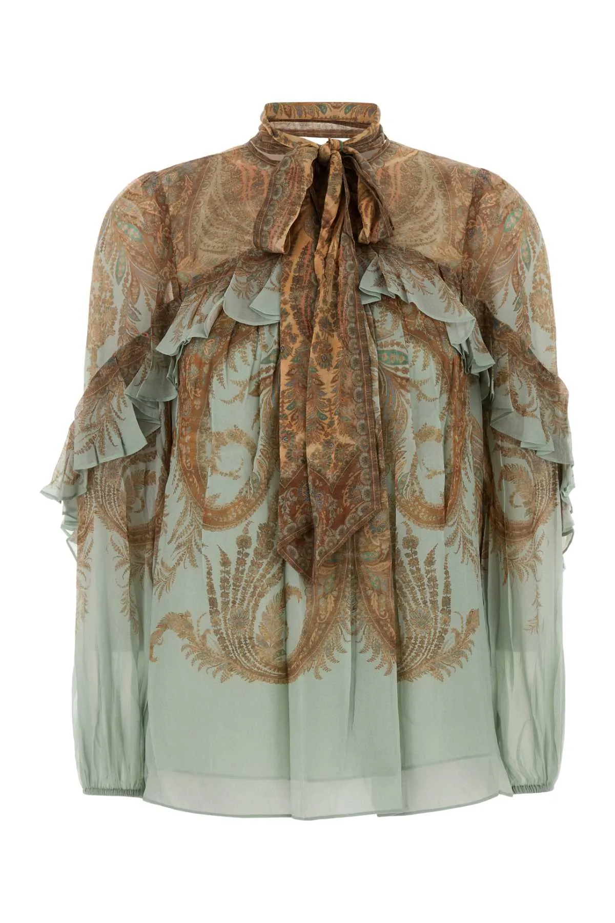 MEMENTO BLOUSE WITH RUFFLE sold by Lord & Taylor