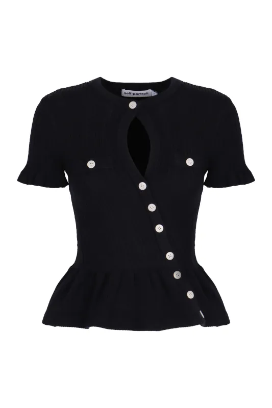 ASYMMETRICAL KNITTED TOP sold by Lord & Taylor