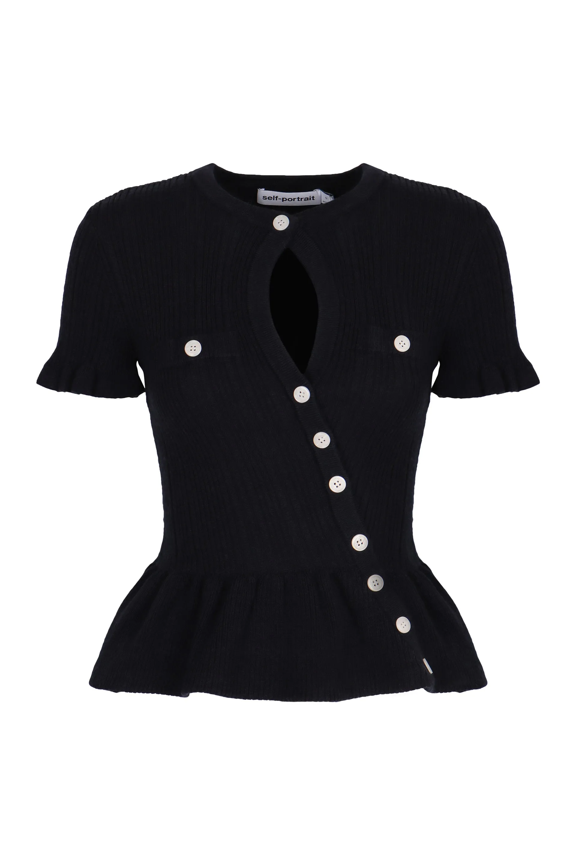 ASYMMETRICAL KNITTED TOP sold by Lord & Taylor