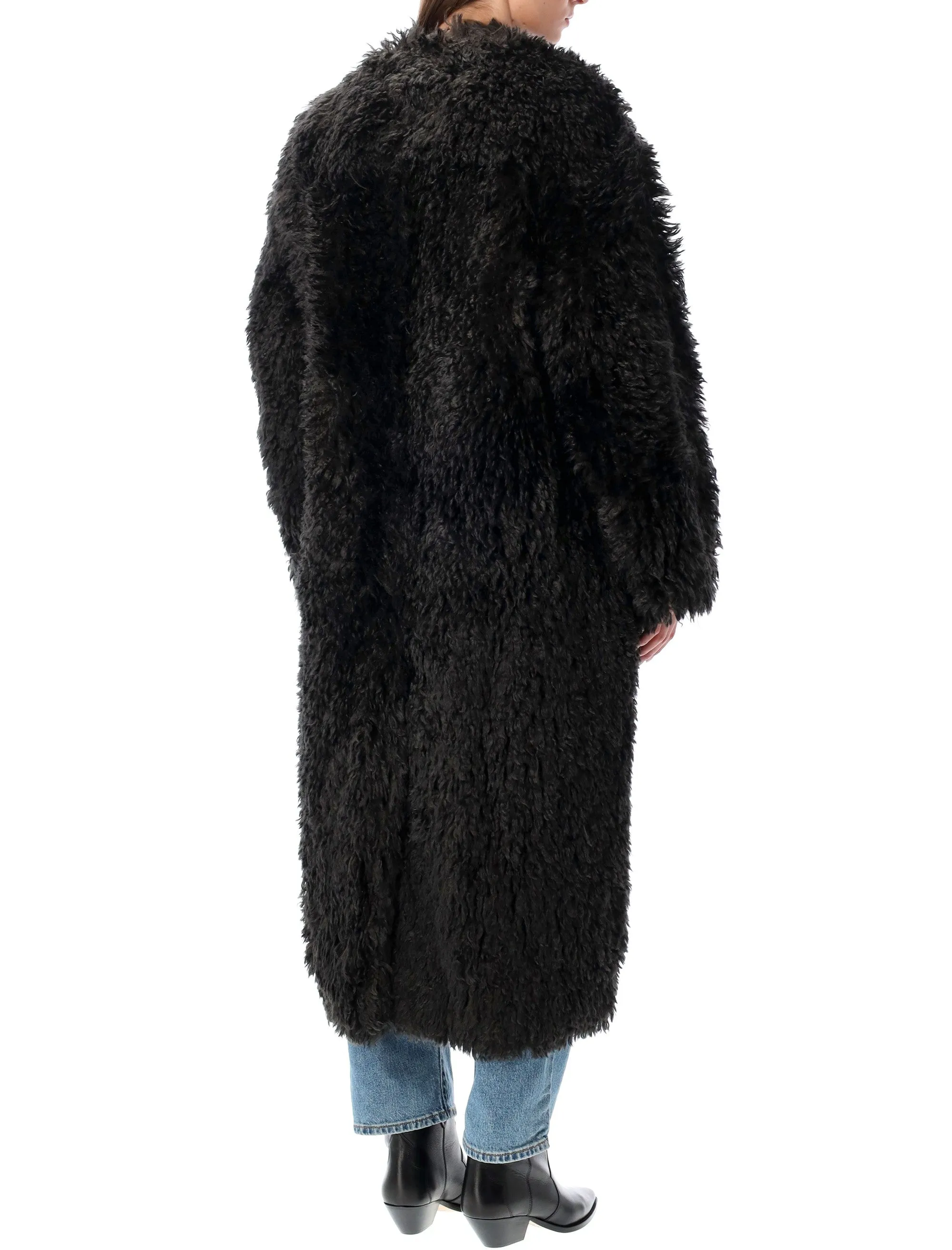 STAND STUDIO CAROLINA LONG CURLY FAUX-FUR COAT sold by Lord & Taylor product image thumbnail 2