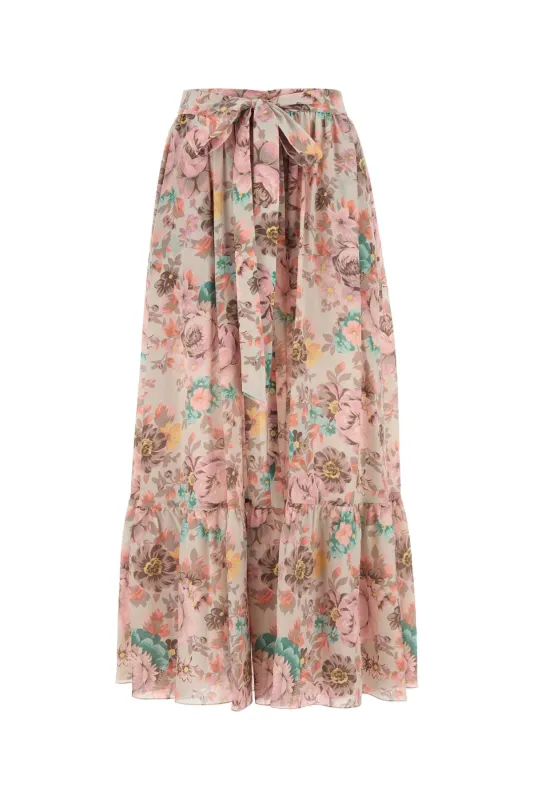 GATHERED MIDI SKIRT sold by Lord & Taylor