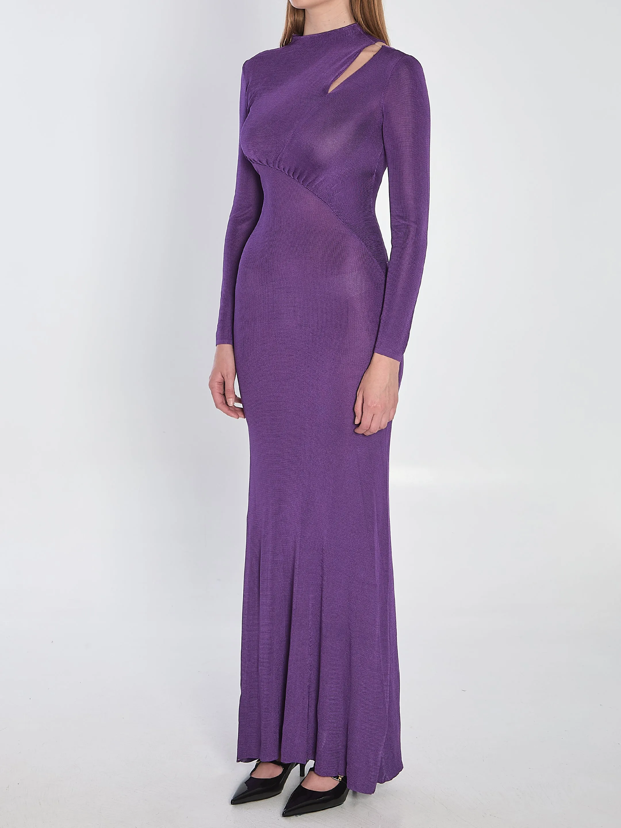 VISCOSE KNIT MAXI DRESS sold by Lord & Taylor product image thumbnail 2