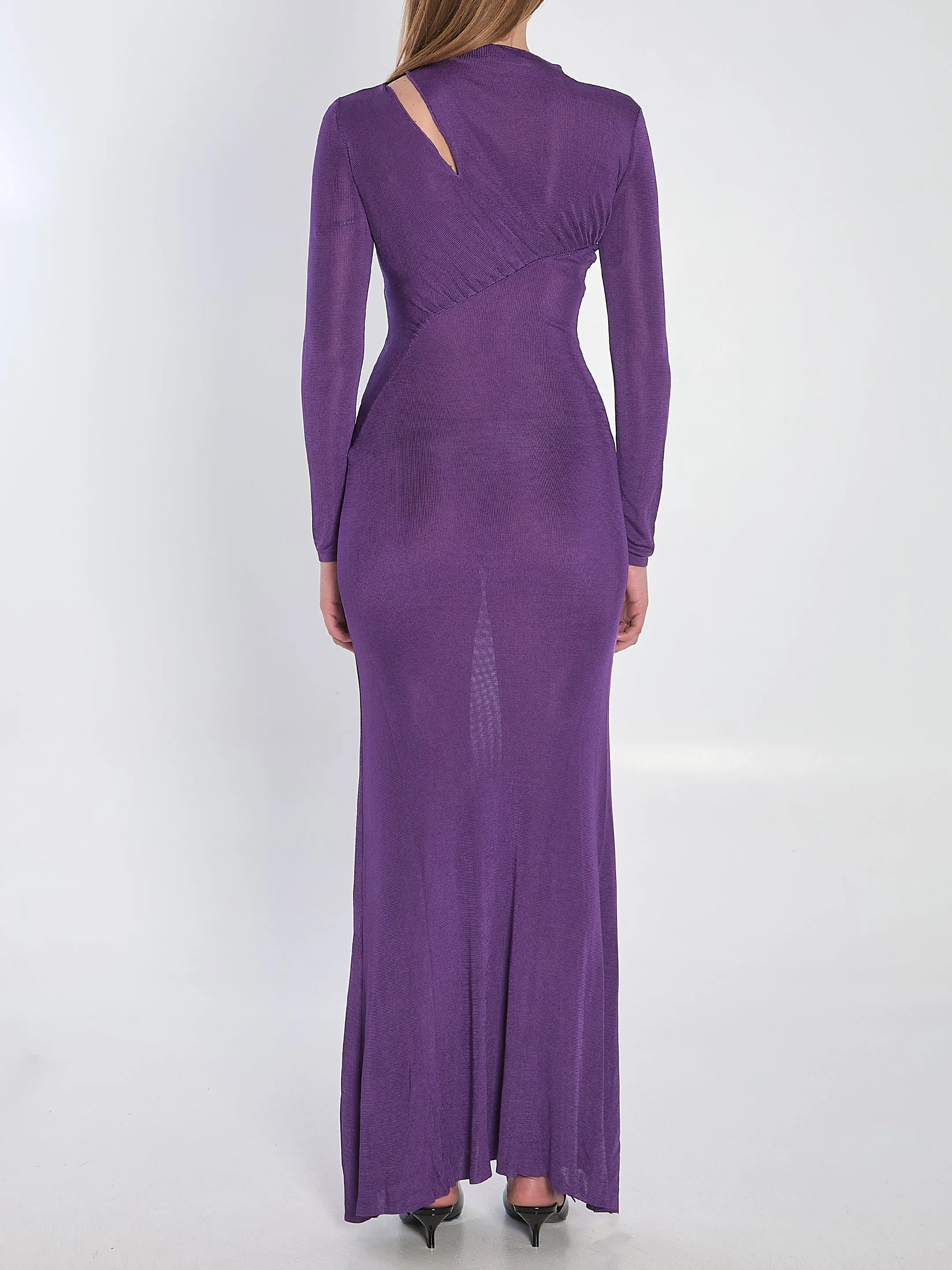 VISCOSE KNIT MAXI DRESS sold by Lord & Taylor product image thumbnail 4