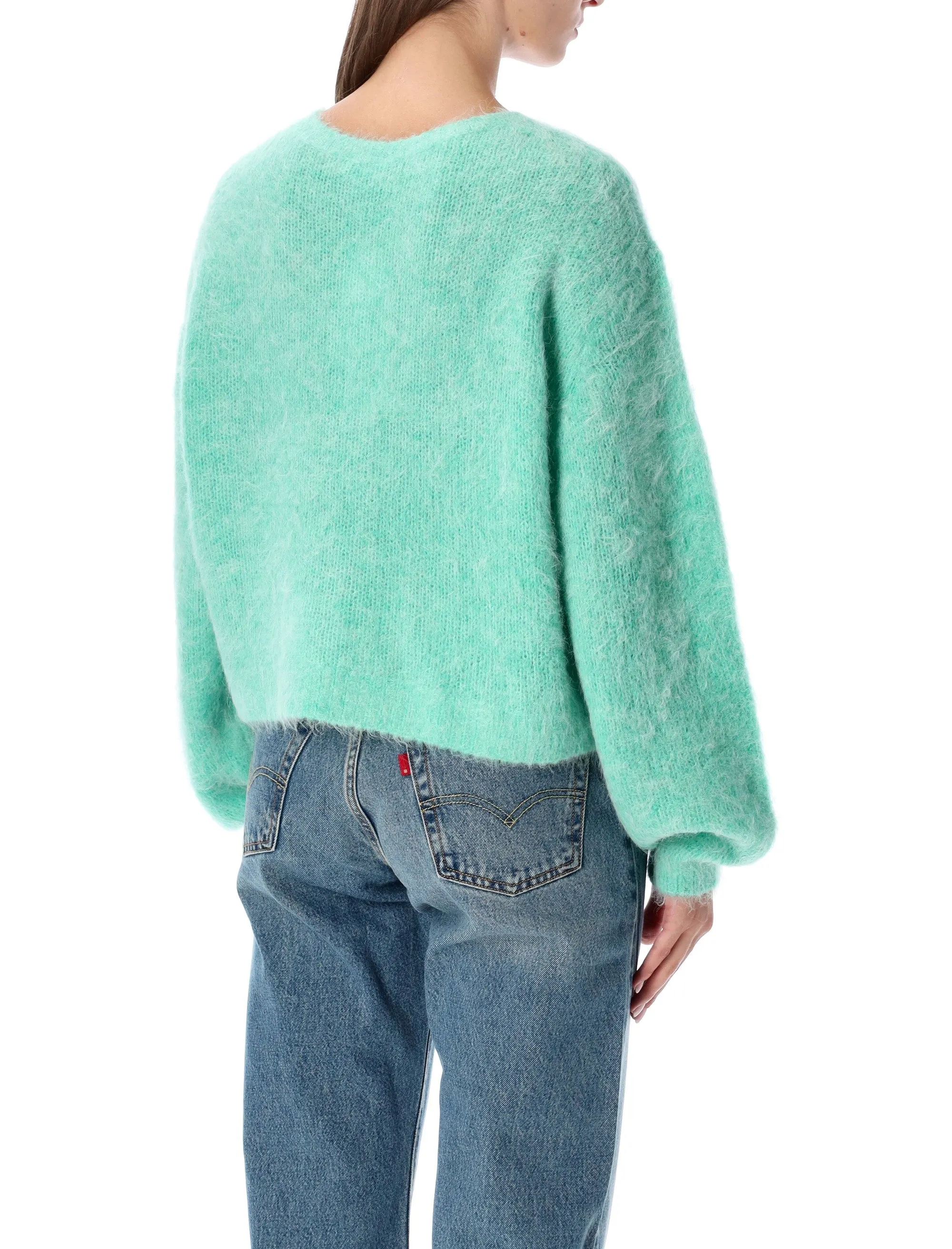 AMERICAN VINTAGE NIBY CROPPED MINT MOHAIR CARDIGAN sold by Lord & Taylor product image thumbnail 2
