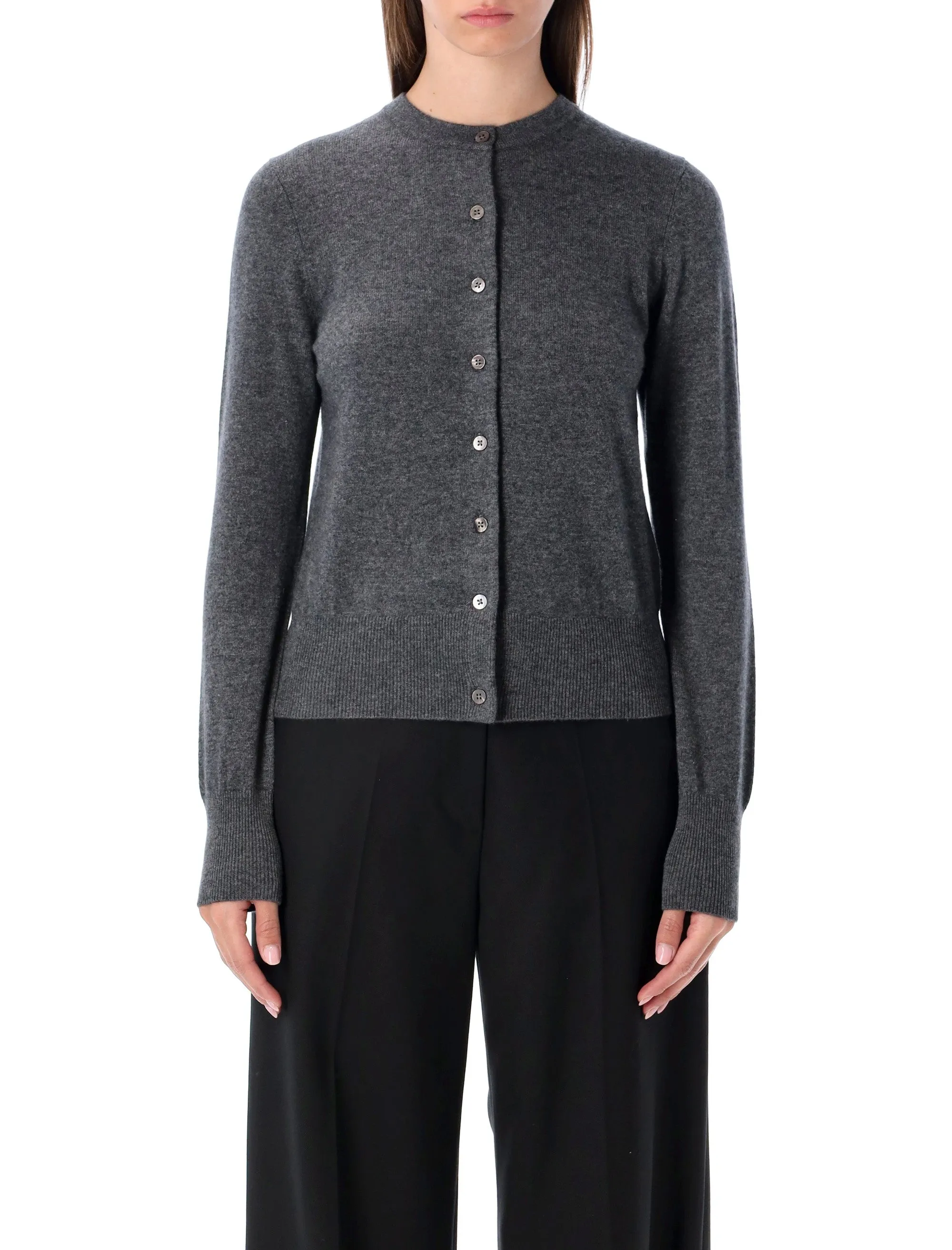 RHEA GREY WOOL CASHMERE CROPPED CARDIGAN sold by Lord & Taylor