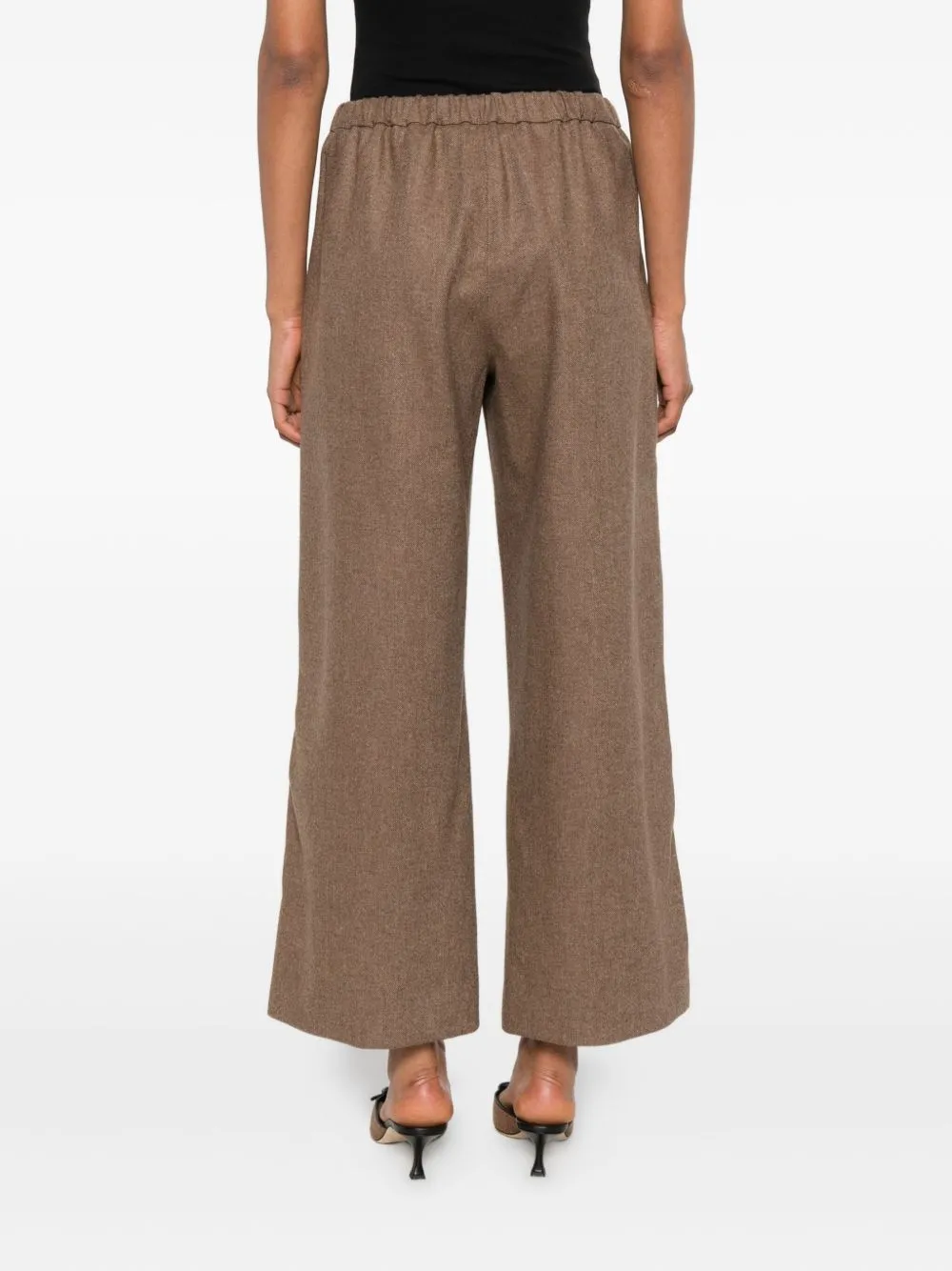 LIGHT BROWN PANTS WITH ELASTIC WAIST sold by Lord & Taylor product image thumbnail 3