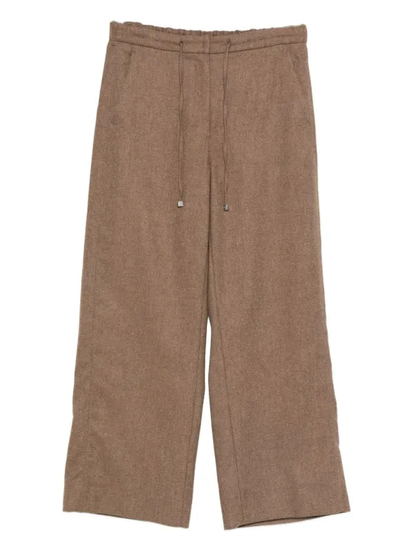 LIGHT BROWN PANTS WITH ELASTIC WAIST sold by Lord & Taylor