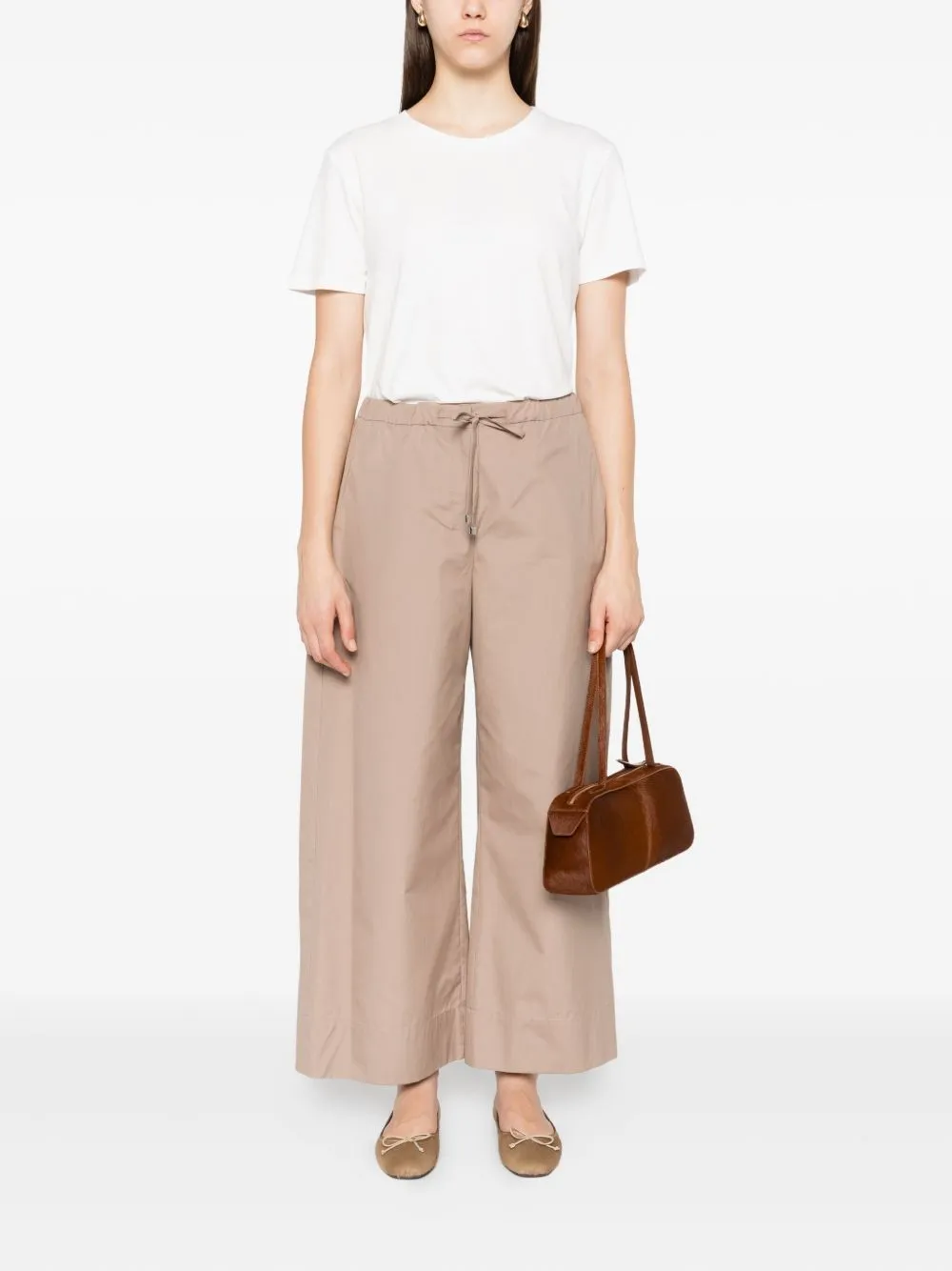 AUREO TAUPE PANTS WITH ELASTIC WAIST sold by Lord & Taylor product image thumbnail 2