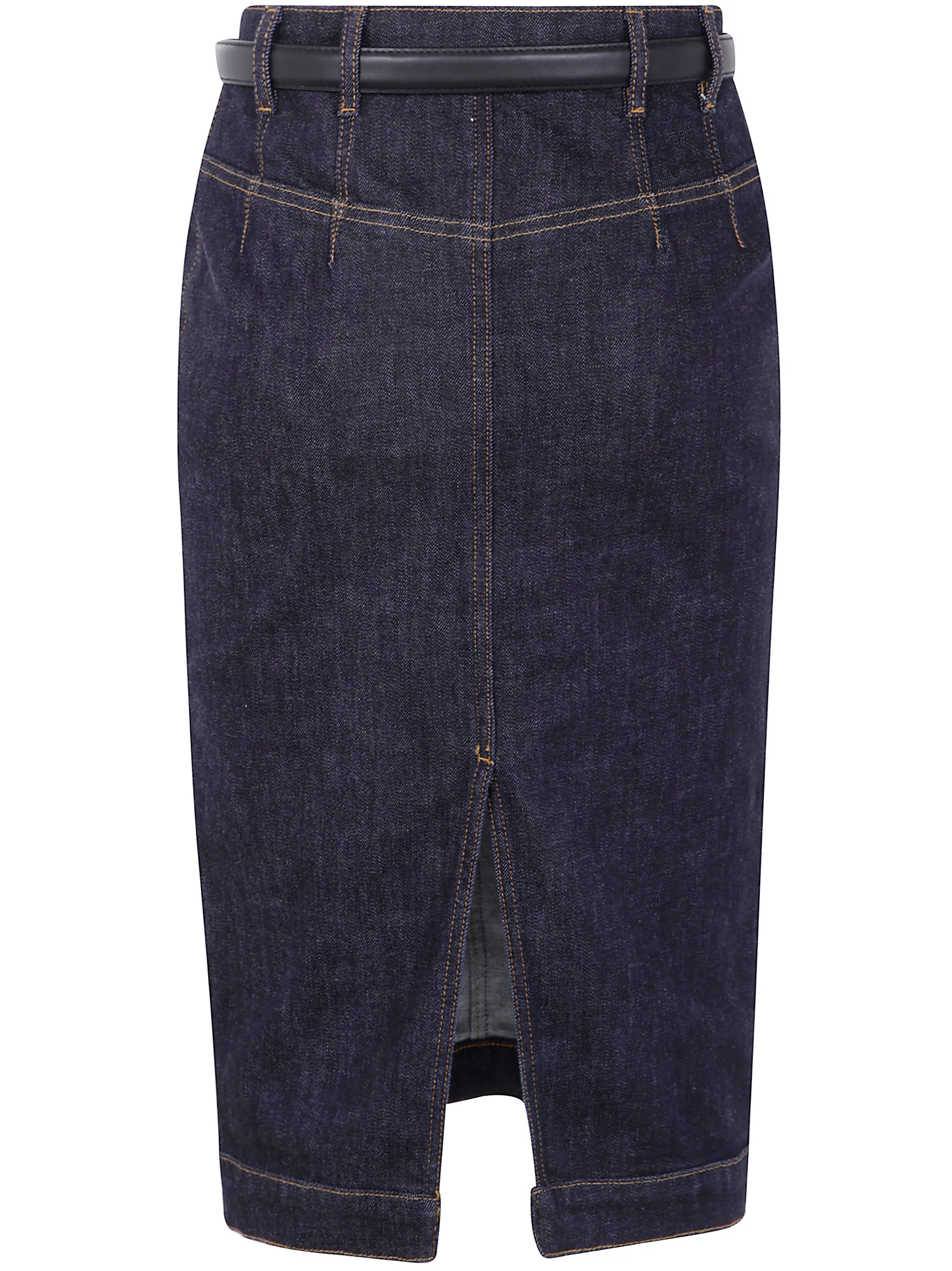 DENIM MIDI SKIRT sold by Lord & Taylor product image thumbnail 2