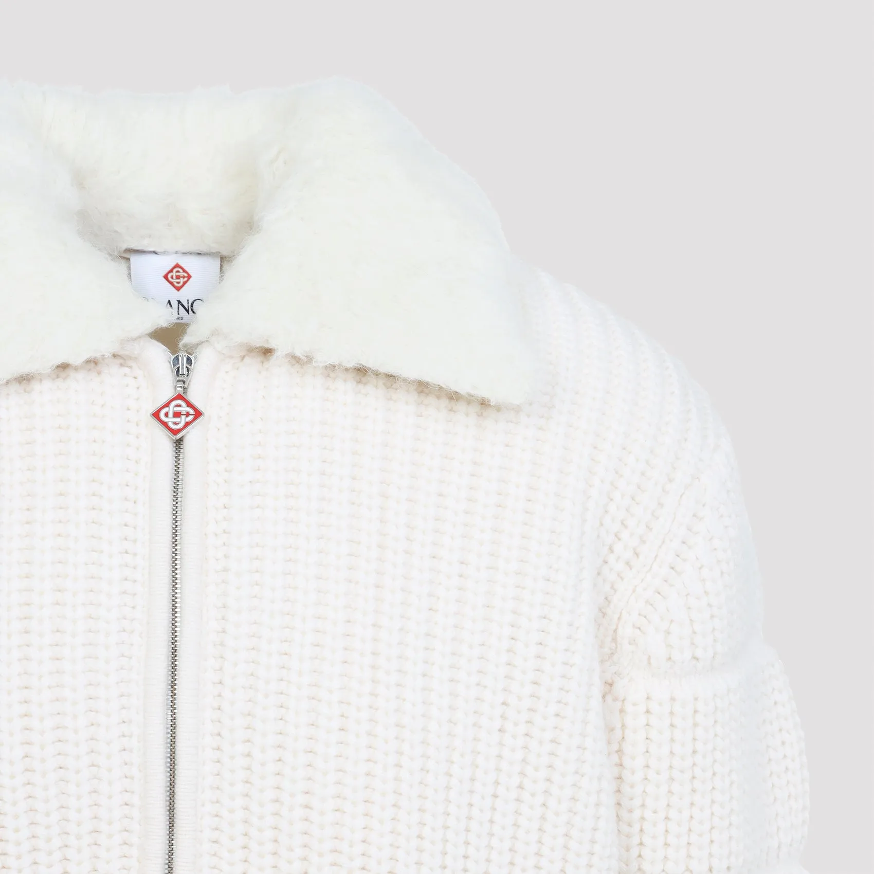 WHITE MERINO WOOL RIBBED PADDED JACKET sold by Lord & Taylor product image thumbnail 5