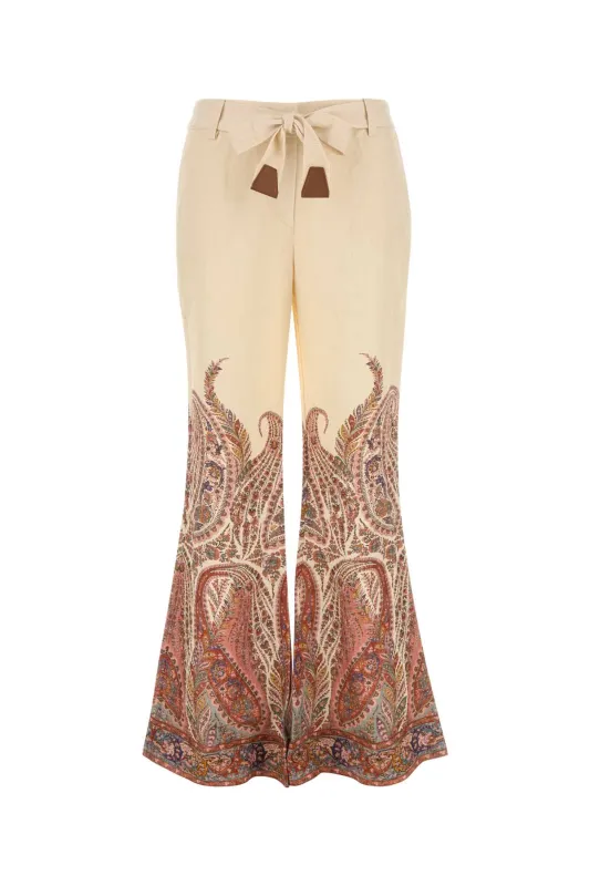 PRINTED LINEN RHIANNON PANT sold by Lord & Taylor