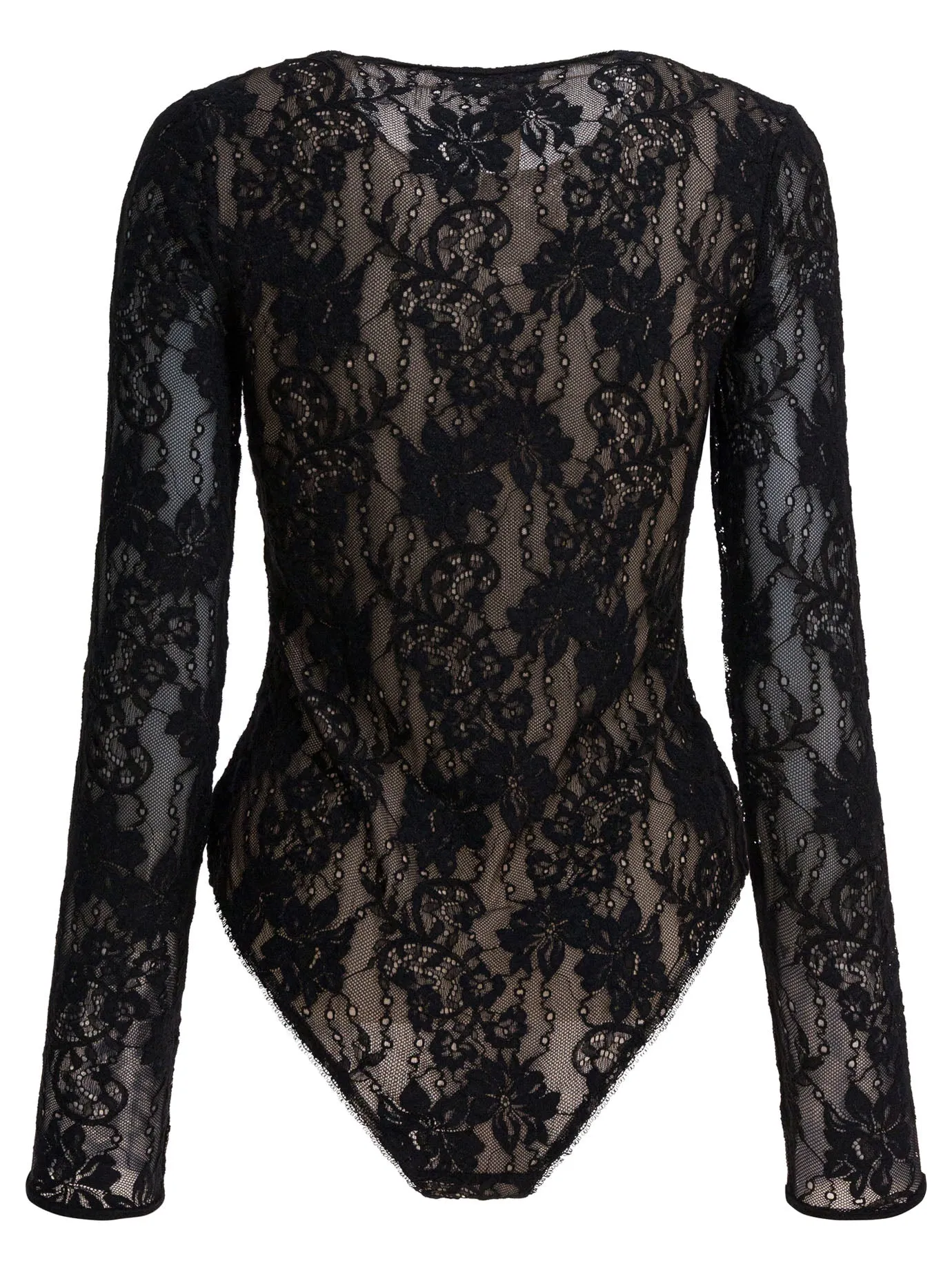 PERFORATED LACE BODYSUIT sold by Lord & Taylor product image thumbnail 2