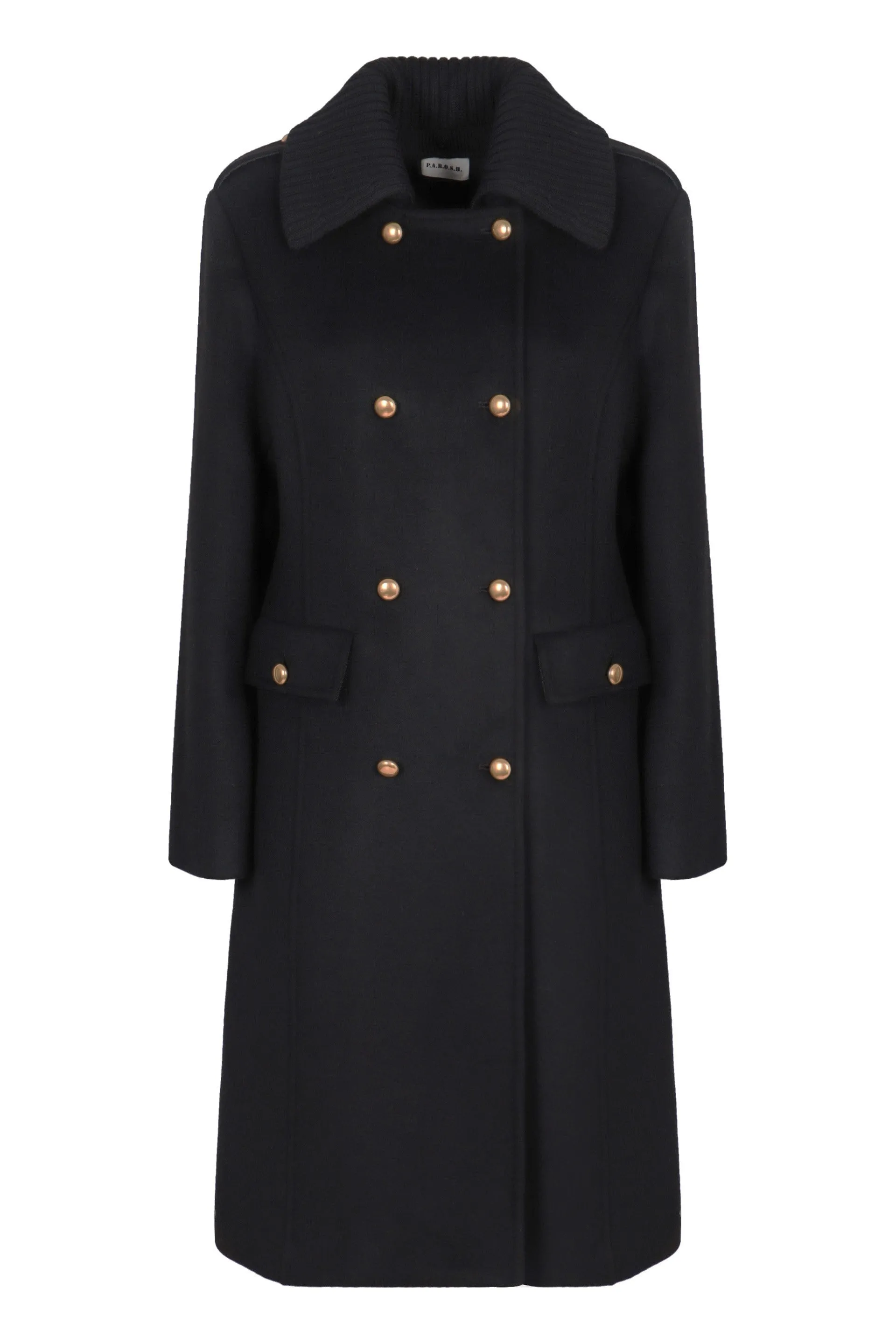 DOUBLE-BREASTED COAT IN WOOL sold by Lord & Taylor