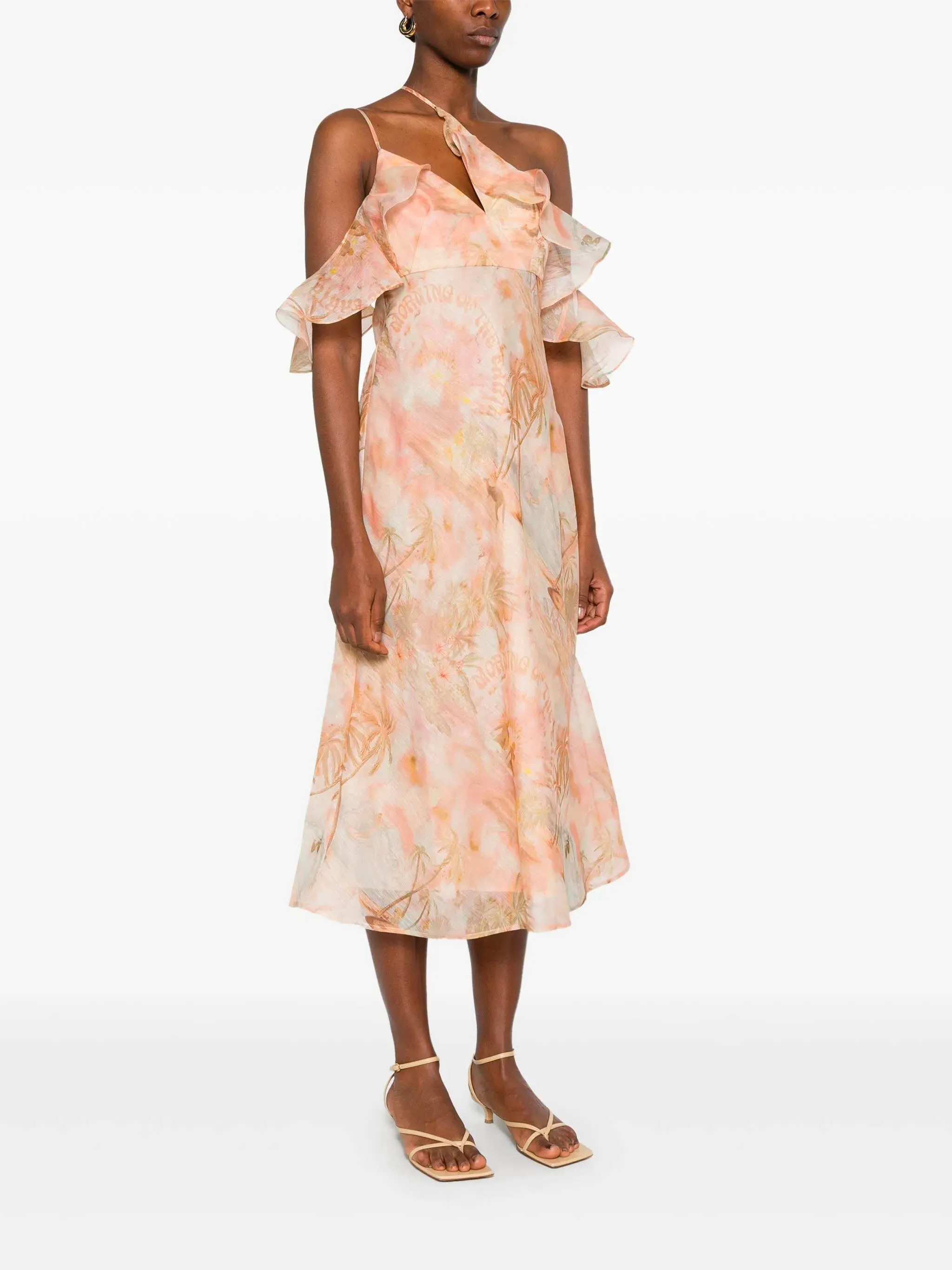 ILLUMINATE RUFFLE DRESS sold by Lord & Taylor product image thumbnail 3