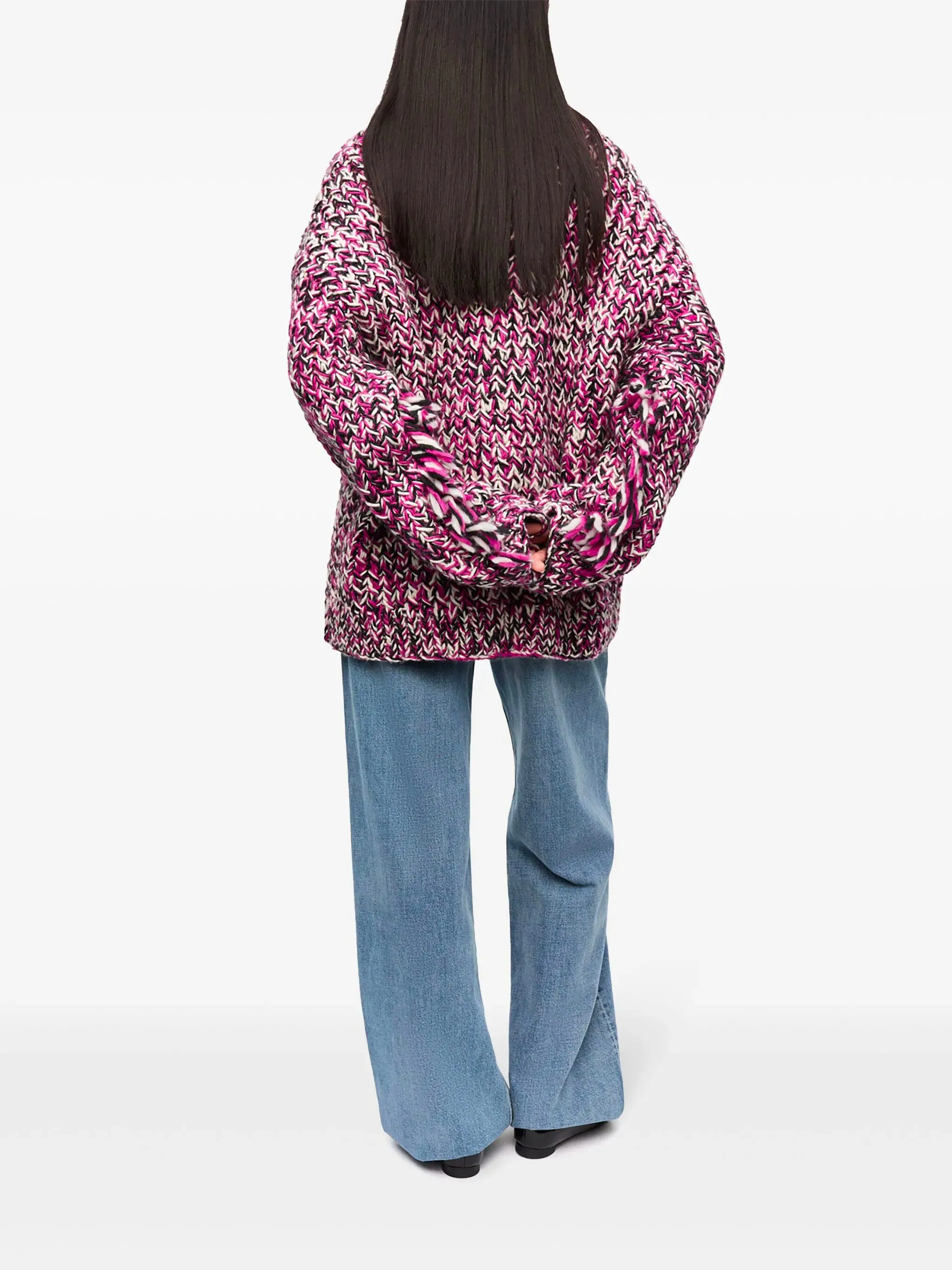 HAND KNITTED WOOL CARDIGAN sold by Lord & Taylor product image thumbnail 3