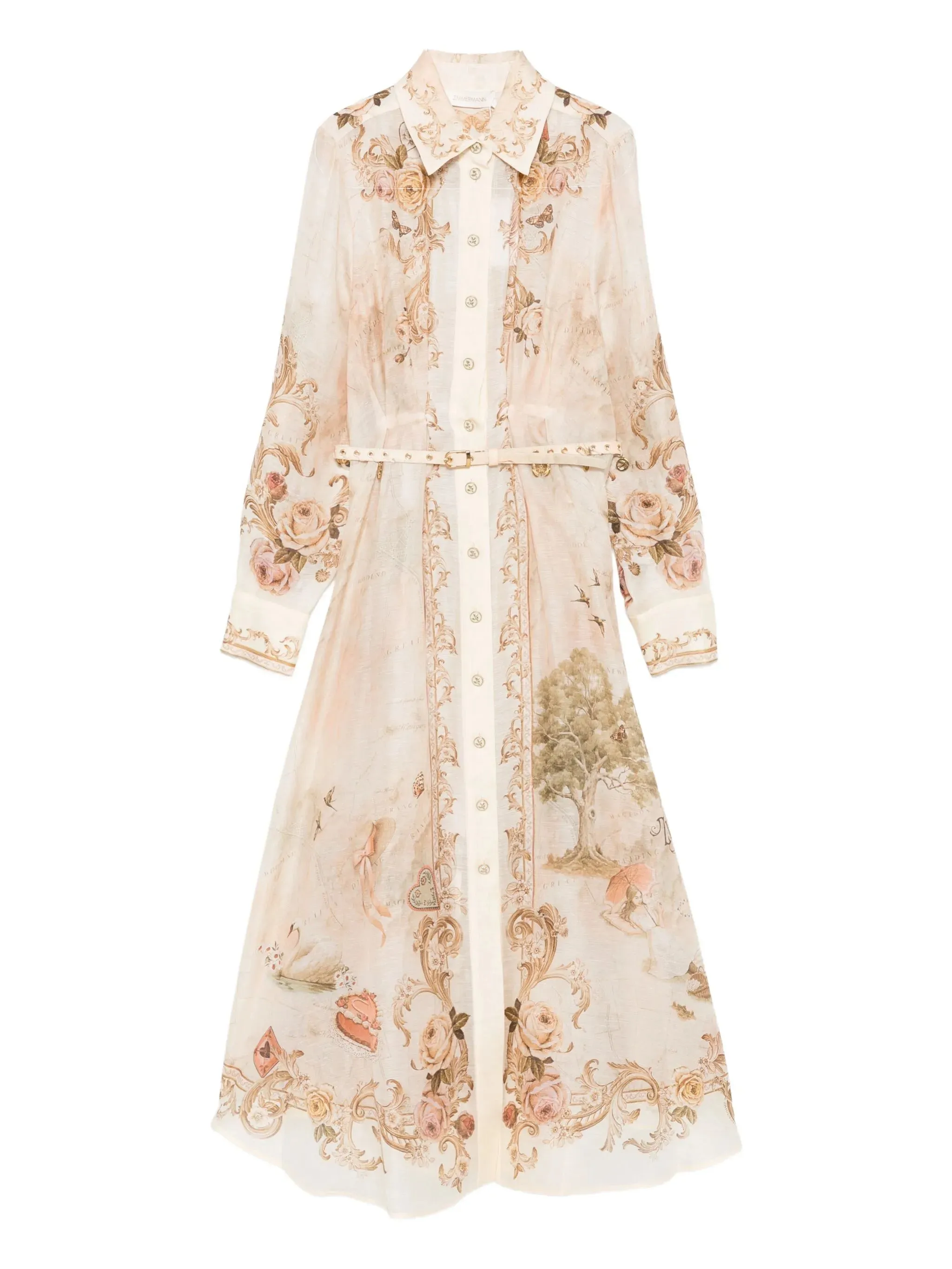 MEMENTO BUTTONED MIDI DRESS sold by Lord & Taylor