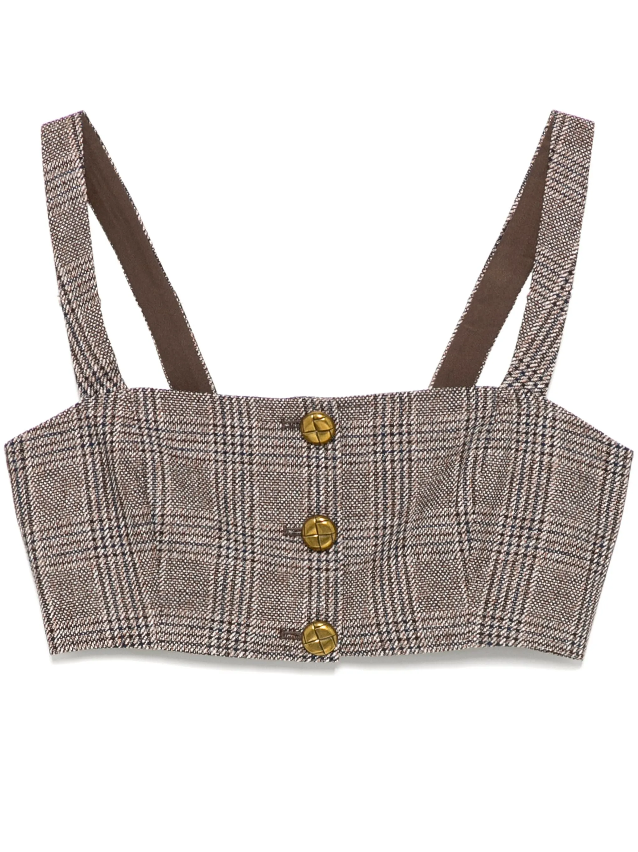 CHECK CROP TOP sold by Lord & Taylor