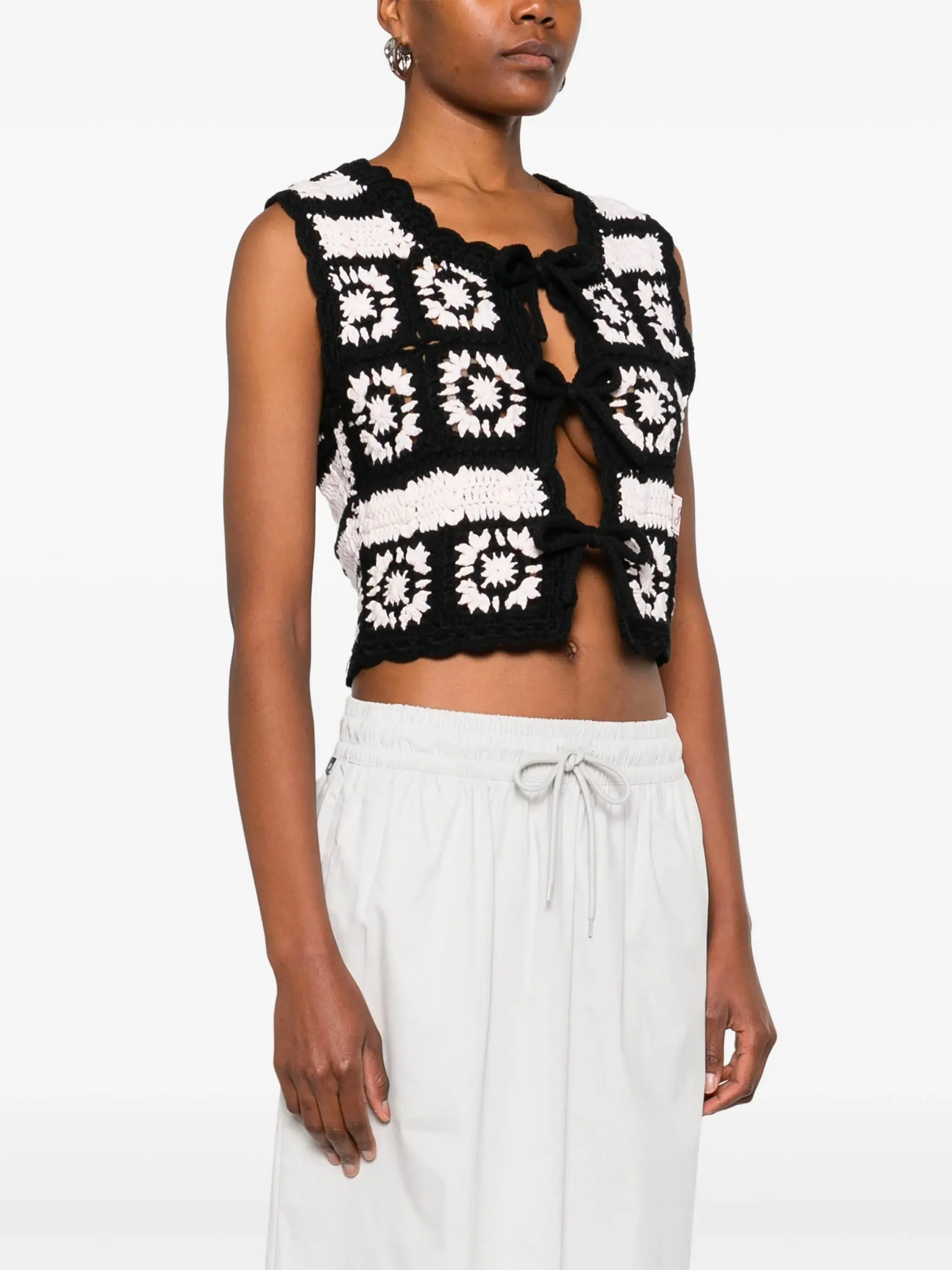 CROCHET VEST sold by Lord & Taylor product image thumbnail 3
