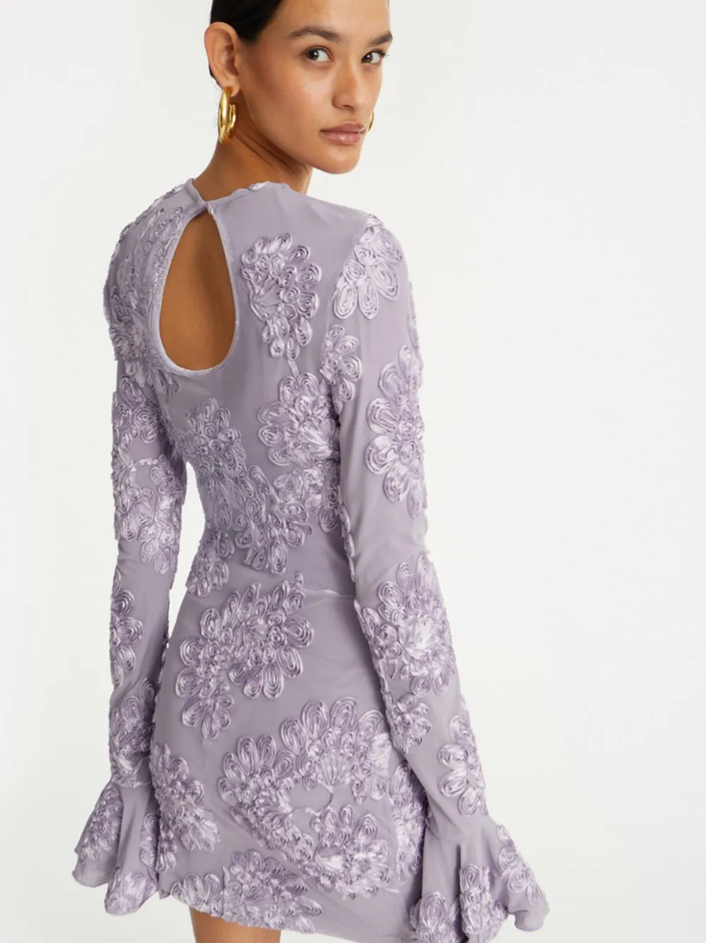 3D MESH MINI DRESS sold by Lord & Taylor product image thumbnail 4