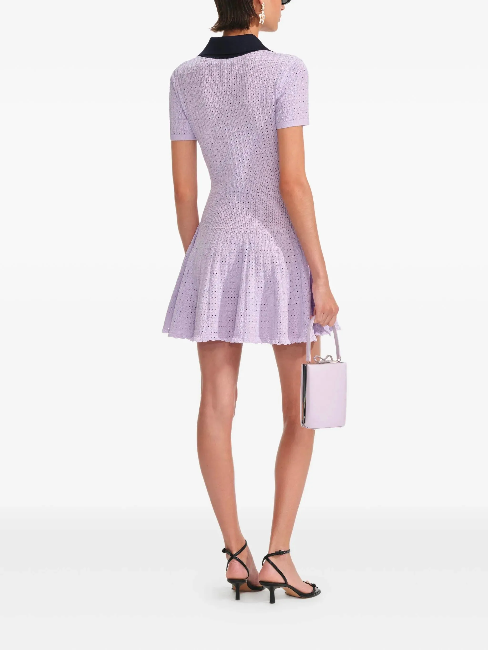 MINI DRESS IN OPENWORK KNIT sold by Lord & Taylor product image thumbnail 4