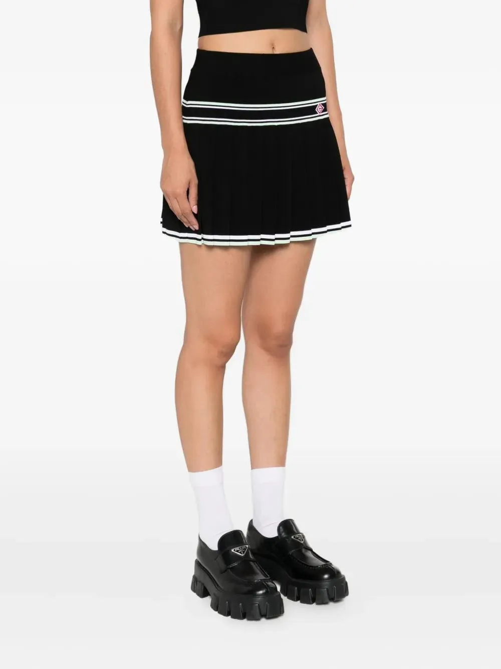 PLEATED MINI SKIRT sold by Lord & Taylor product image thumbnail 3