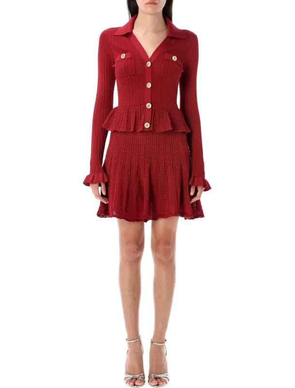 POINTELLE KNIT MINI DRESS sold by Lord & Taylor