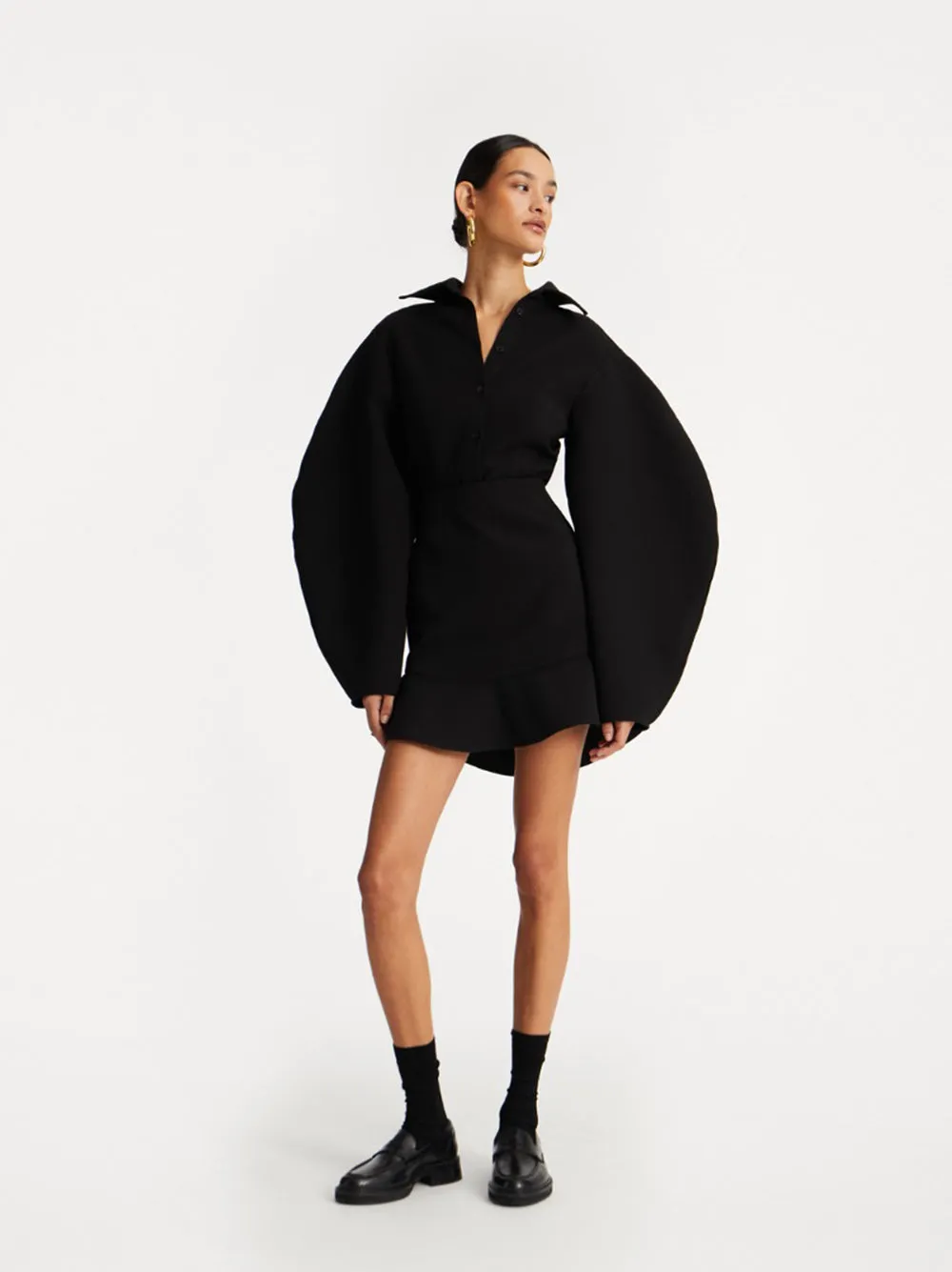 SUITTING MINI RUFFLE SKIRT sold by Lord & Taylor product image thumbnail 2