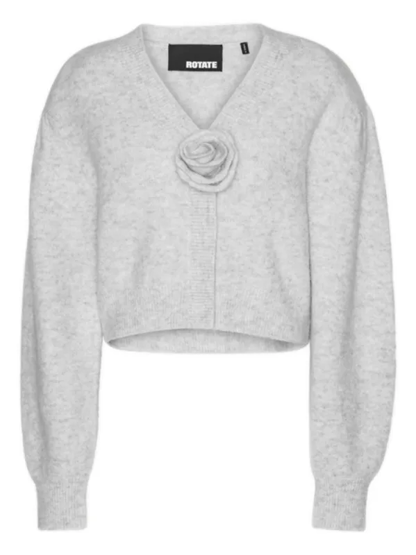 PUFF SLEEVE KNIT CARDIGAN sold by Lord & Taylor