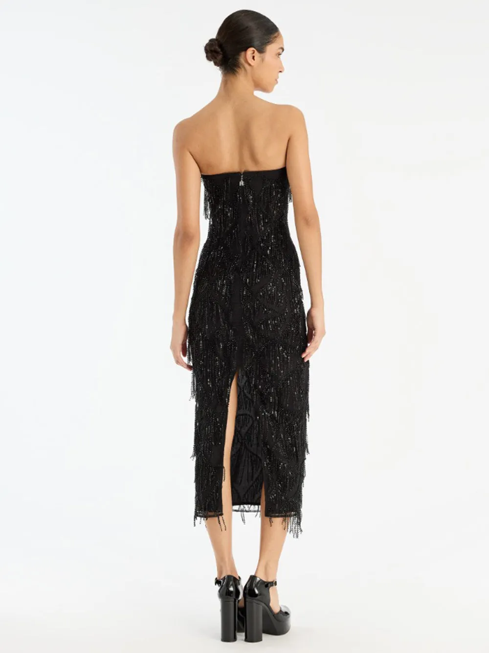 SEQUINS MIDI TUBE DRESS sold by Lord & Taylor product image thumbnail 3