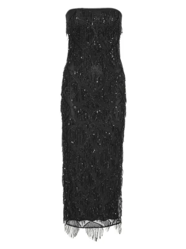 SEQUINS MIDI TUBE DRESS sold by Lord & Taylor
