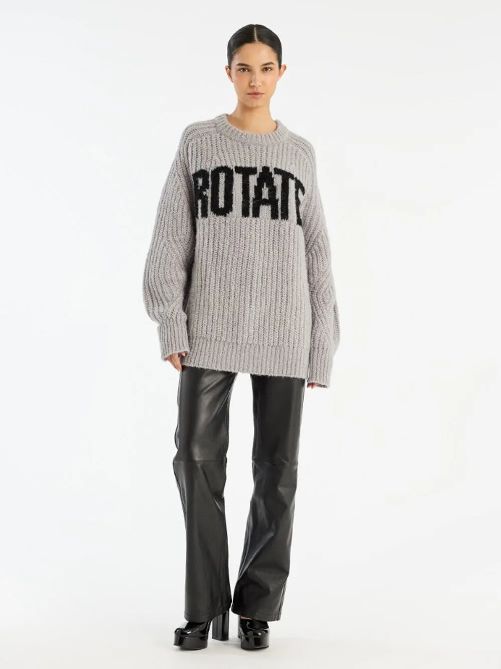 KNITTED LOGO SWEATER sold by Lord & Taylor product image thumbnail 2