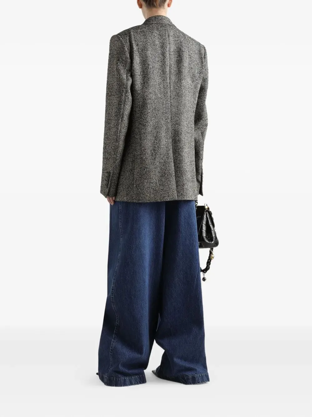 JEANS WITH INVERTED PLEATS sold by Lord & Taylor product image thumbnail 3