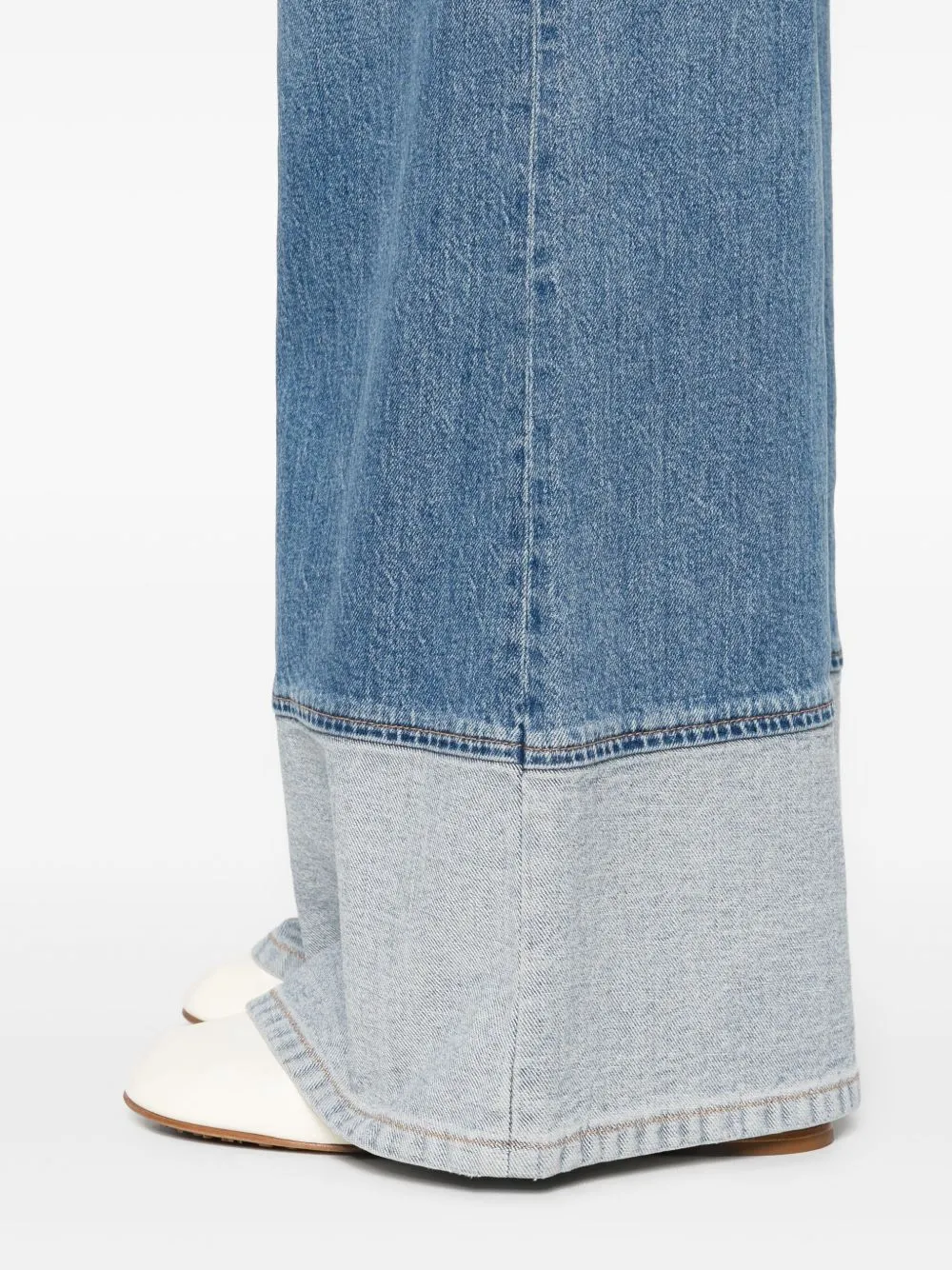 WILSON WIDE-LEG DENIM JEANS sold by Lord & Taylor product image thumbnail 5