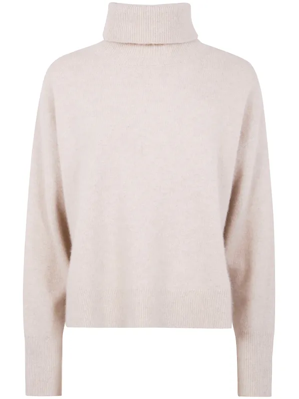 HIGH NECK LONG SLEEVES BRUSHED CASHMERE sold by Lord & Taylor