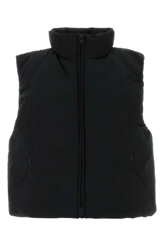 BLACK POLYESTER BLEND SLEEVELESS DOWN JACKET sold by Lord & Taylor