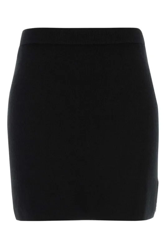 BLACK WOOL BLEND MINI SKIRT sold by Lord & Taylor