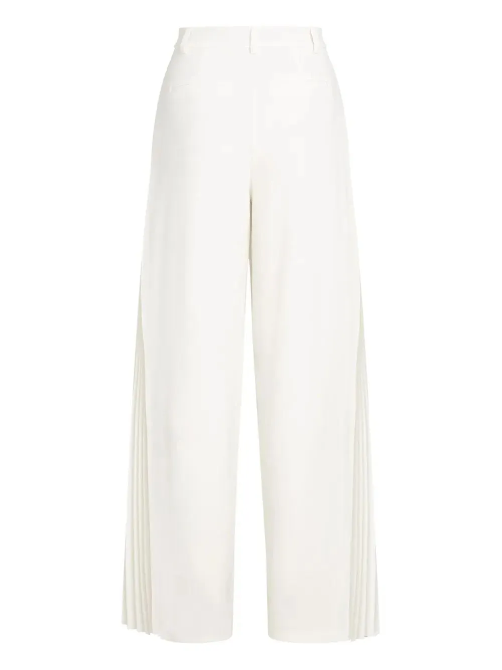 WHITE PANTS WITH PLEATED SIDE DETAIL sold by Lord & Taylor product image thumbnail 2