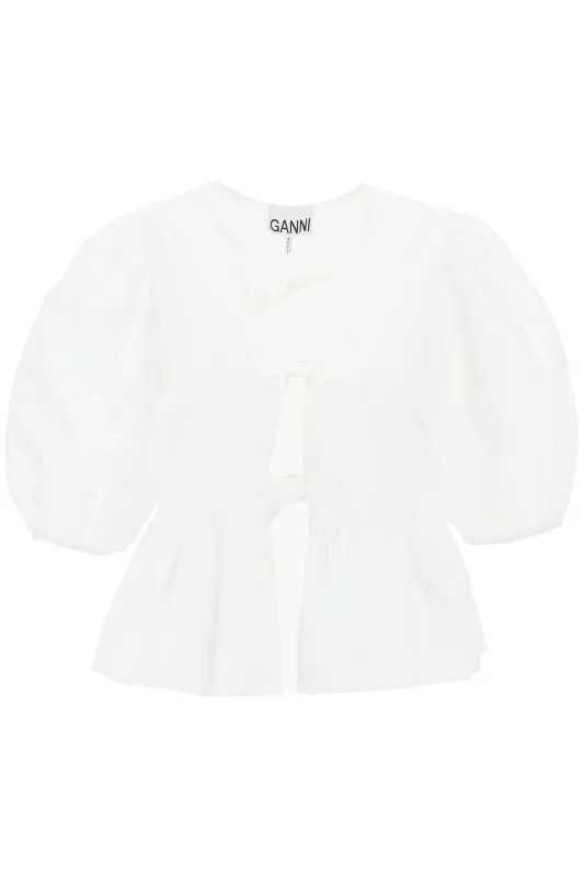 COTTON PEPLUM TOP sold by Lord & Taylor