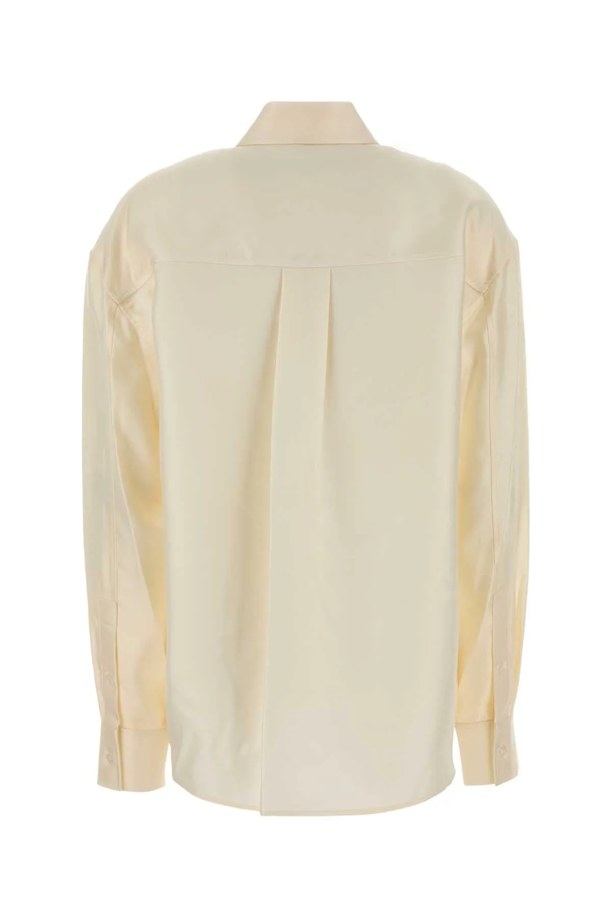 IVORY SATIN OVERSIZE SHIRT sold by Lord & Taylor product image thumbnail 2