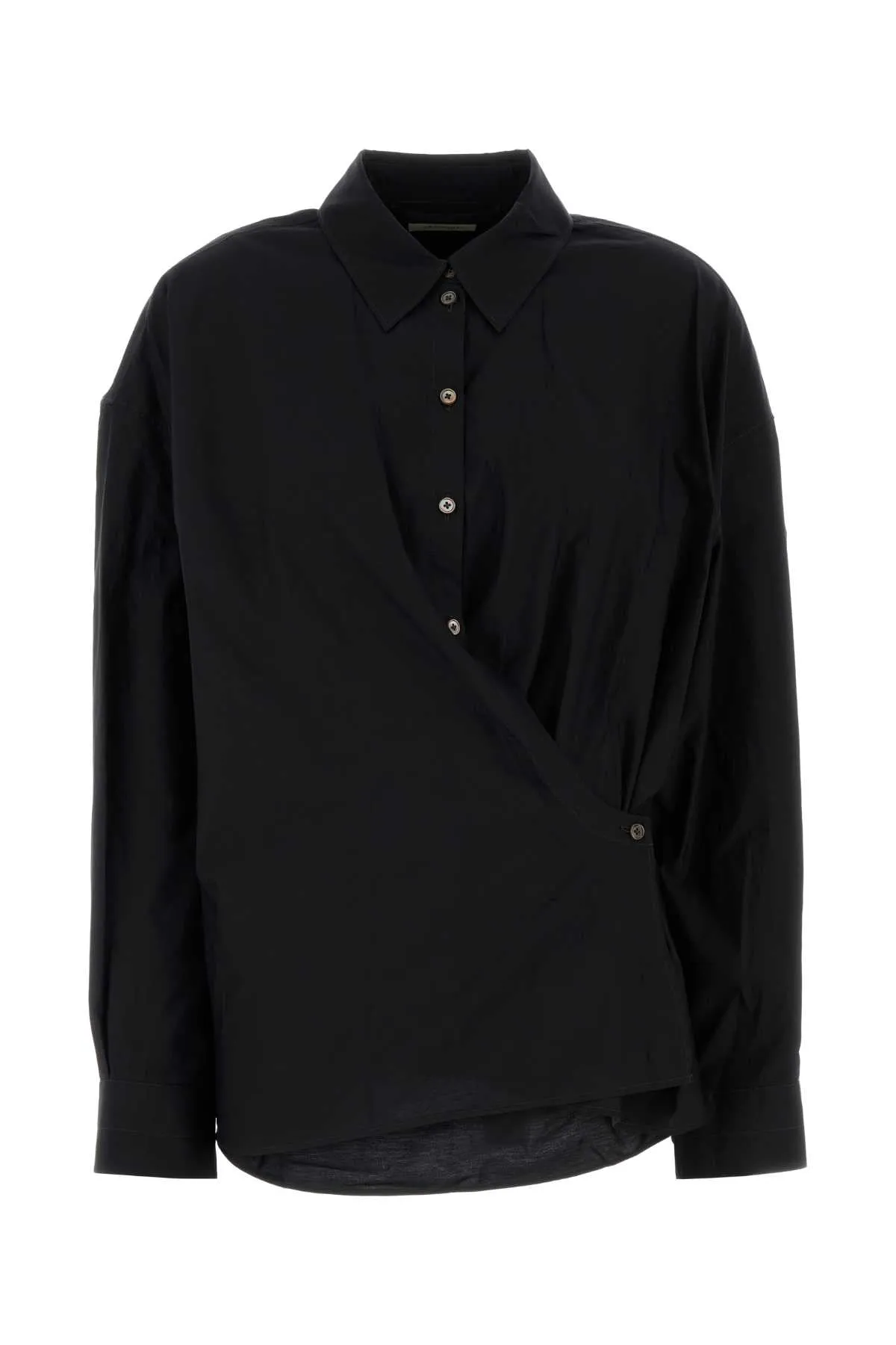 BLACK COTTON BLEND SHIRT sold by Lord & Taylor