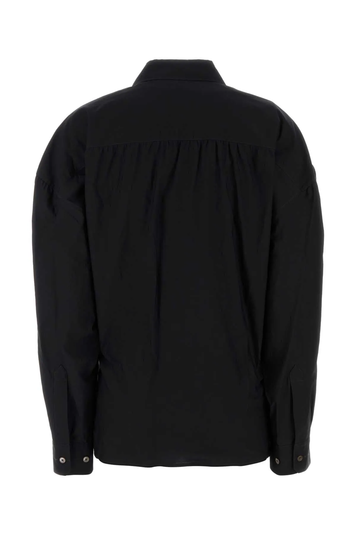 BLACK COTTON BLEND SHIRT sold by Lord & Taylor product image thumbnail 2